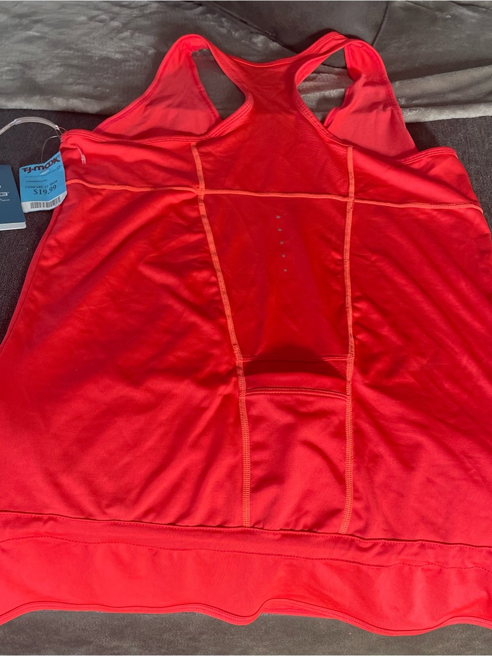 MPG Red Racerback Performance Tank - Picture 5 of 8